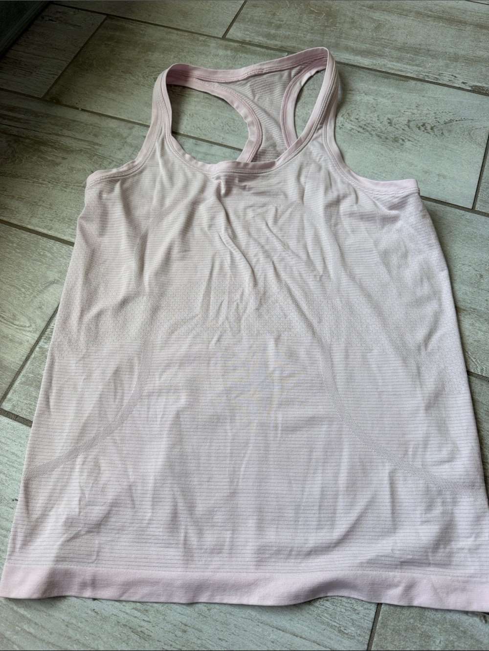 lululemon athletica Pale Pink Racerback Tank